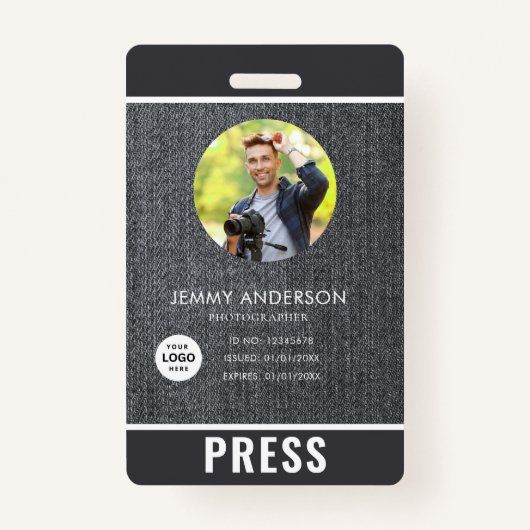 Fotograaf persbadge badge (Voorkant)