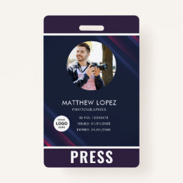 Fotograaf persbadge badge