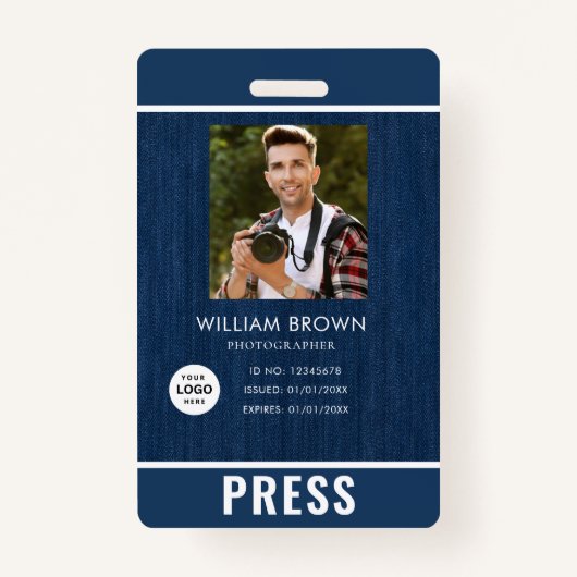 Fotograaf persbadge badge (Voorkant)
