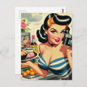  Fotograaf Pin Up Briefkaart (Voorkant / Achterkant)