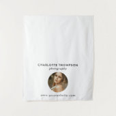 Fotograaf Pop Up Shop Table Runner Banner Wandkleed (Voorkant)