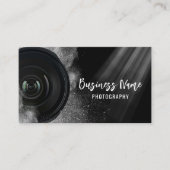 Fotograaf Professional Black White-fotografie Visitekaartje (Voorkant)