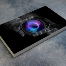Fotograaf Professional Hands Lijst Fotografie Visitekaartje