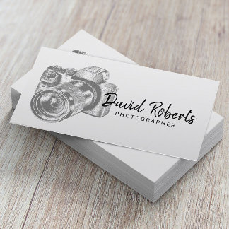 Fotograaf Professionele camera Fotografie Visitekaartje