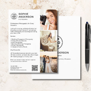 Fotograaf Professionele fotografie Bedrijf Flyer