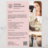Fotograaf Professionele fotografie Bedrijf Flyer (Voorkant)