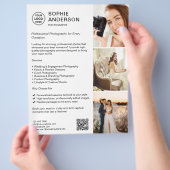 Fotograaf Professionele fotografie Bedrijf Flyer (Hand)