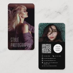 Fotograaf QR-code Trendy foto Visitekaartje