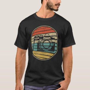 Fotograaf Retro 70s 80s Fotografie Cam T-shirt