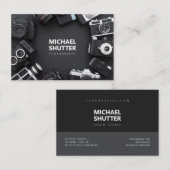 Fotograaf Retro analoge filmcamera Visitekaartje (Voorkant / Achterkant)