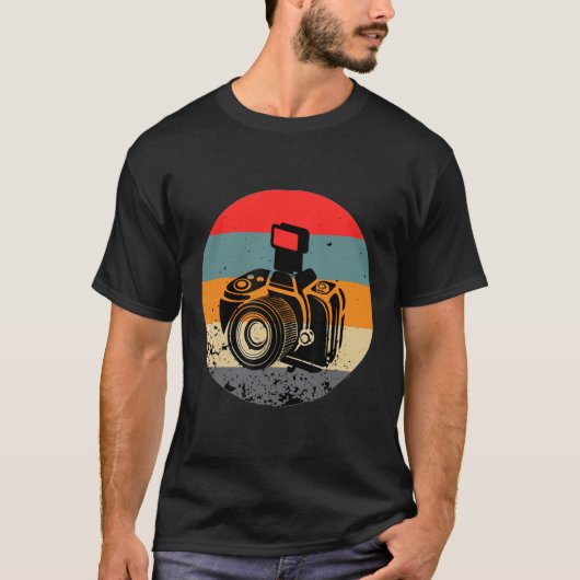 Fotograaf Retro Camera Shirt (Voorkant)