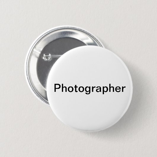 Fotograaf Ronde Button 5,7 Cm (Voorkant /achterkant)