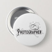 Fotograaf Ronde Button 7,6 Cm (Voorkant /achterkant)
