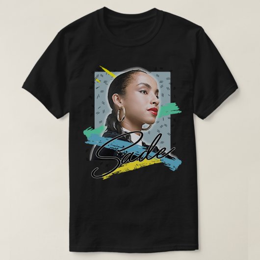  fotograaf Sade Singer Songwriter Adu Funny T-shirt (Design voorkant)