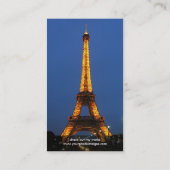 Fotograaf - Show je beste foto op de achterkant Visitekaartje (Achterkant)