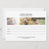 Fotograaf Sjabloon cadeaubon (Achterkant)