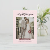 Fotograaf Sjabloon cadeaubon (Staand voorkant)