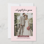 Fotograaf Sjabloon cadeaubon (Voorkant)