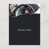 Fotograaf Studio Promotionele Bedankt Postkaart (Voorkant)