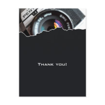 Fotograaf Studio Promotionele Bedankt Postkaart