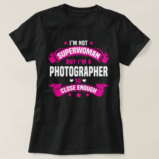 Fotograaf T-shirt (Design voorkant)