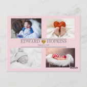 Fotograaf uit de gele wereld nieuwe aankondiging briefkaart (Achterkant)