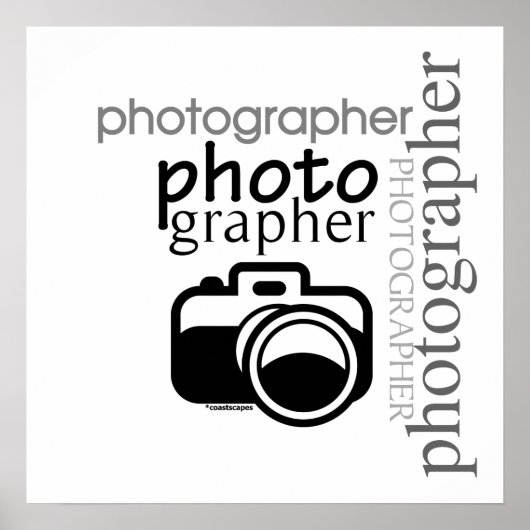 Fotograaf v.2 poster (Voorkant)