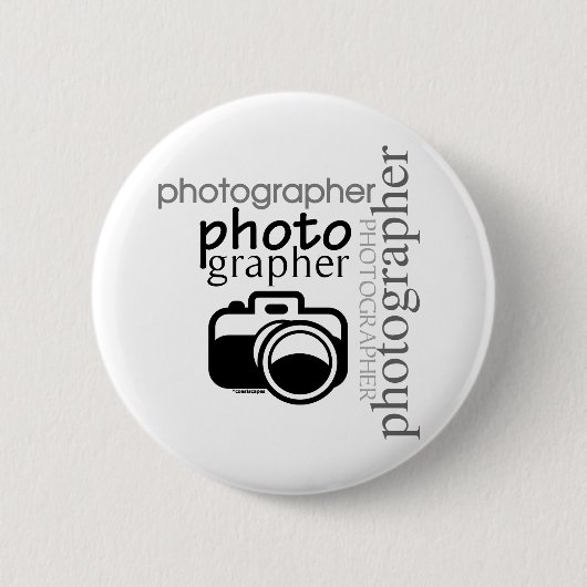 Fotograaf v.2 ronde button 5,7 cm (Voorkant)