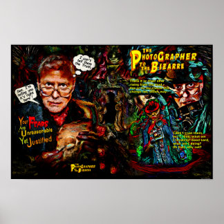 Fotograaf van de bizarre oorsprong poster