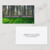 Fotograaf van Forrest | Leaf | Wilde leven Visitekaartje (Voorkant / Achterkant)