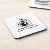 Fotograaf vangt de beste momenten van het leven bier onderzetter (Linkerzijde)