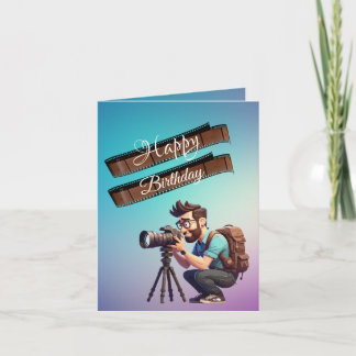 Fotograaf Verjaardag Kaart