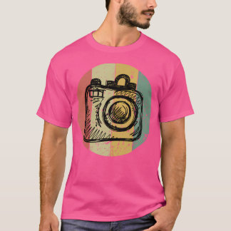 Fotograaf Vintage Retro Camera Fotografie Cadeau T-shirt
