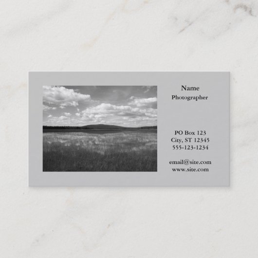 Fotograaf Visitekaartje (Voorkant)
