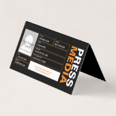 Fotograaf Visitekaartje (Achterkant)