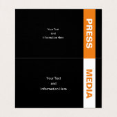 Fotograaf Visitekaartje (Binnenkant ongevouwen)