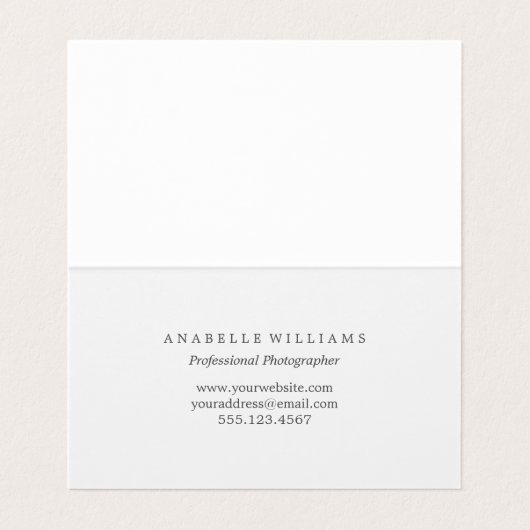  fotograaf visitekaartje (Binnenkant ongevouwen)