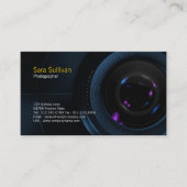 Fotograaf Visitekaartje cameralens (Voorkant)