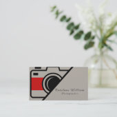 Fotograaf visitekaartje | Modern (Staand voorkant)