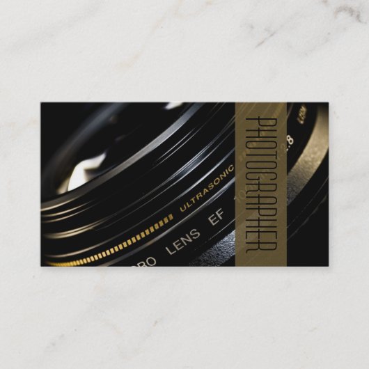 Fotograaf, Visitekaartje voor fotografie (Voorkant)