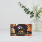 Fotograaf, Visitekaartje voor fotografie (Staand voorkant)