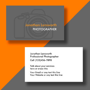 Fotograaf Visitekaartjes