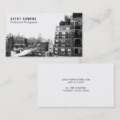 Fotograaf voegt je fotografie toe visitekaartje (Voorkant / Achterkant)