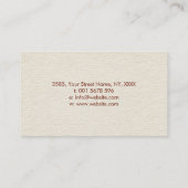 Fotograaf voor gezelschapsdieren - Fotografie voor Visitekaartje (Achterkant)