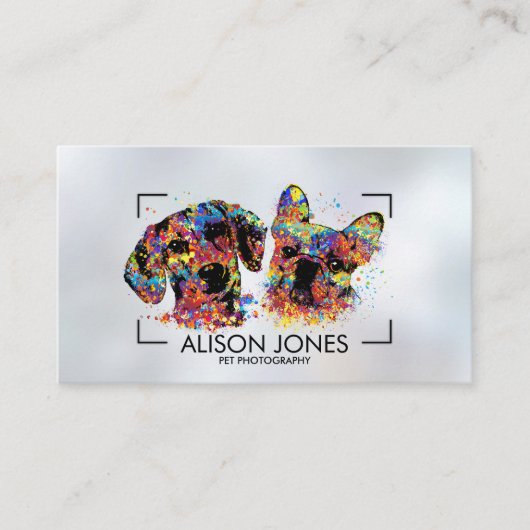 Fotograaf voor gezelschapsdieren - Fotografie voor Visitekaartje (Voorkant)