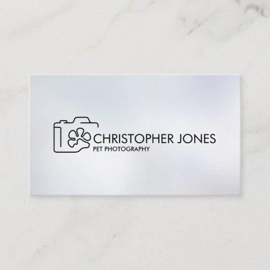 Fotograaf voor gezelschapsdieren - Fotografie voor Visitekaartje (Voorkant)