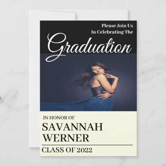 Fotograaf voor ivoor en zwart kaart (Voorkant)