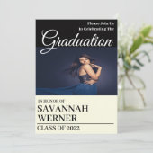 Fotograaf voor ivoor en zwart kaart (Staand voorkant)