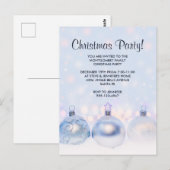 Fotograaf voor metallische kerstballen briefkaart (Voorkant / Achterkant)