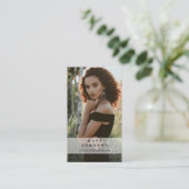 Fotograaf voor moderne zakelijke Logo Foto Visitekaartje (Staand voorkant)